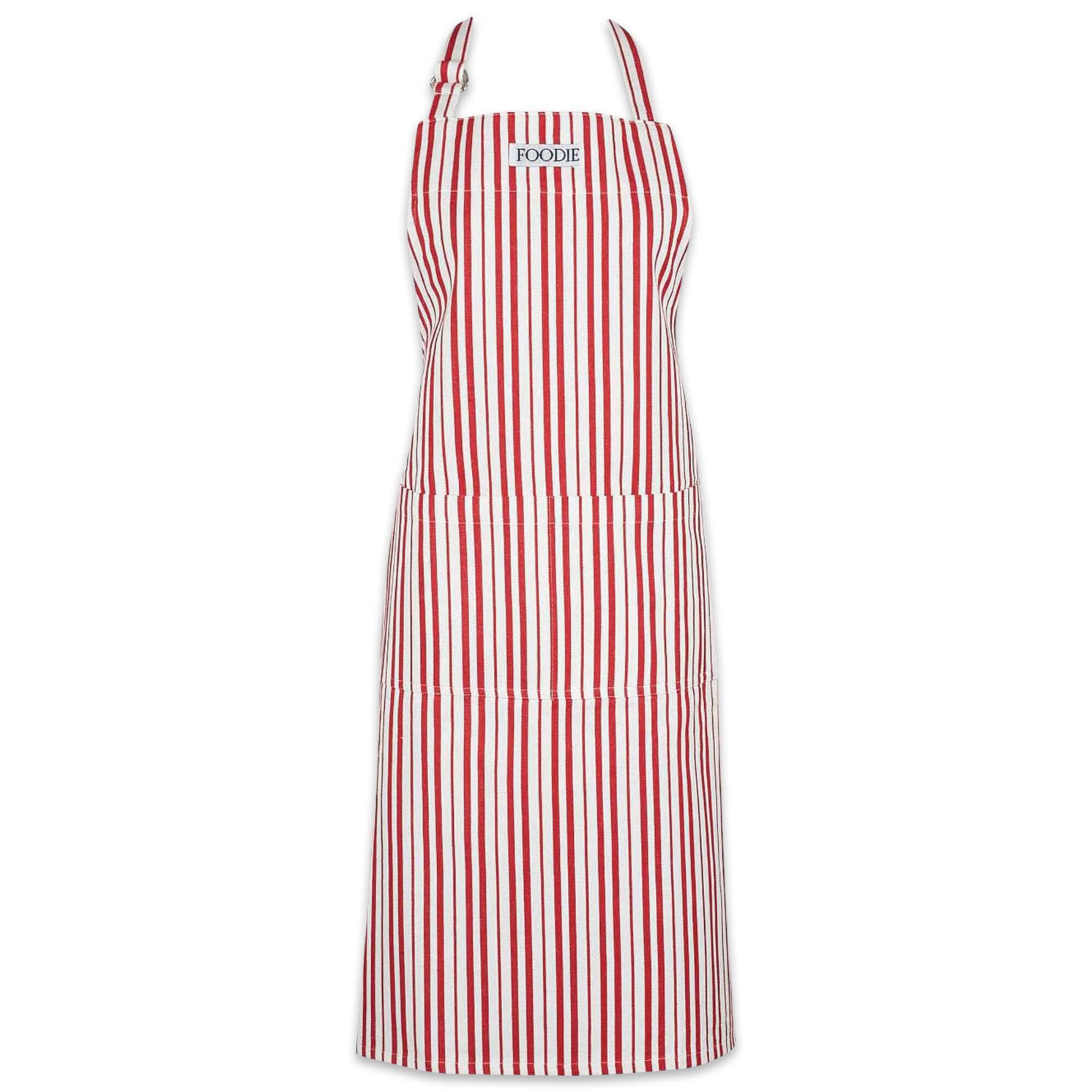 Tomato Stripe Foodie Gourmet Chef Apron